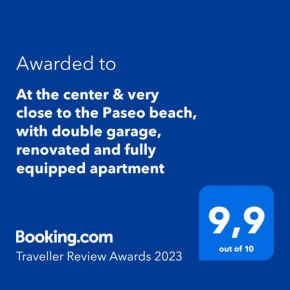At the center & very close to the Paseo beach, with double garage, renovated and fully equipped apartment, Almunecar